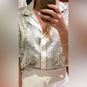 Sandro Satin Shirt